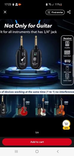 Wireless Guitar Transmitter/Receivers