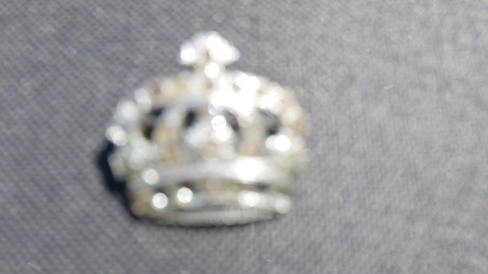 Vintage Crown Memorial Brooch