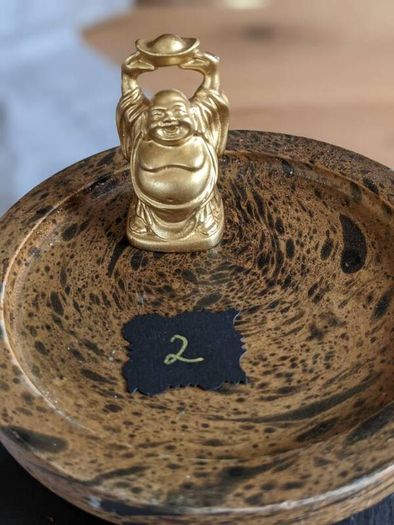 vintage  tiny good luck Buddha