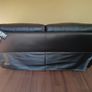 Samuel Black Leather 3 Seater Sofa by Murphy Home Image 4