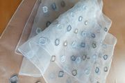 White voile scarf