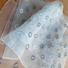 White voile scarf
