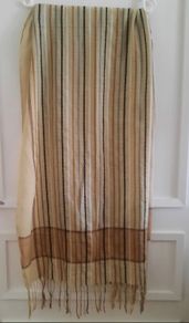 Light cotton scarf 180cm x 65cm In excellent condition with no issues FREE STANDARD POSTAGE