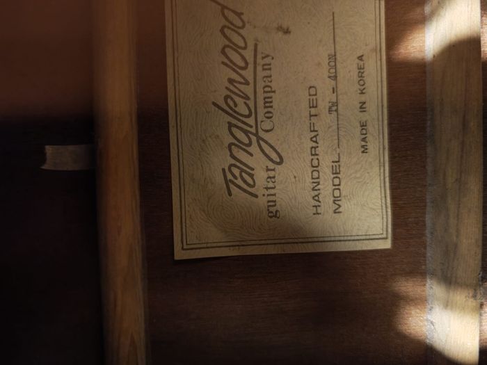 Tanglewood Acoustic Guitar Made in Korea