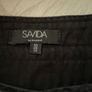 Savida Black Limen Mix Wide Leg Trousers Size 10 Image 3