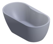 Freestanding Bathtub White 1555mm