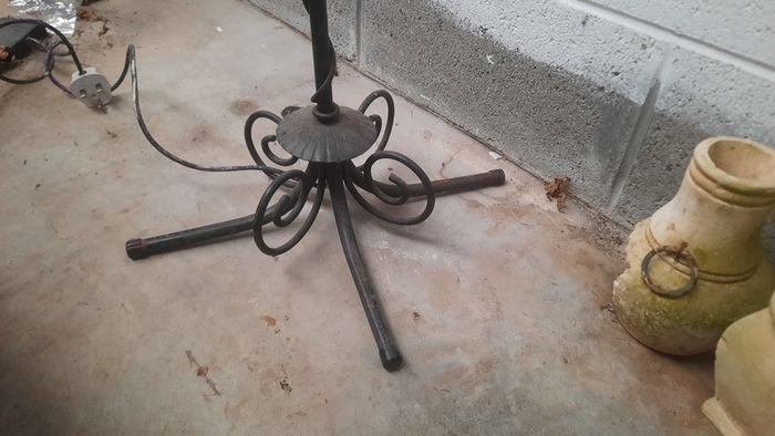 lampstand & 2 candle holders