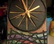 Heartworks Handmade Slate Clock