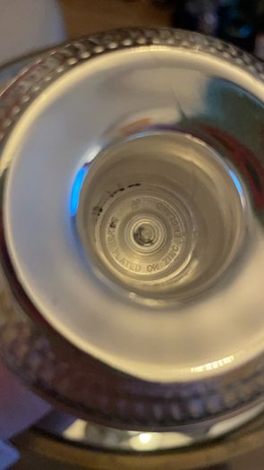 Silver Dipped Queen Anne Candleabrq