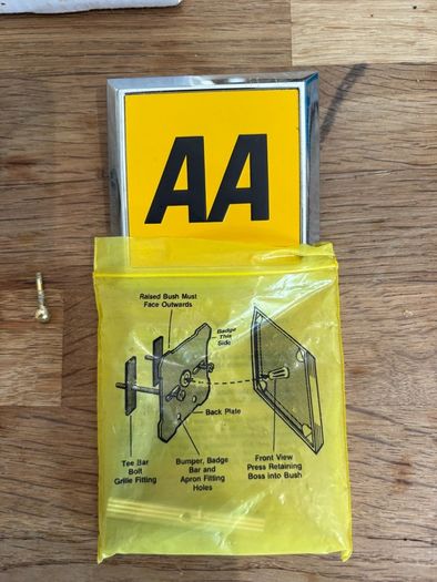 Vintage Car Badges - AA