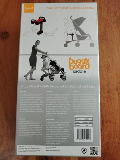 Buggy board saddle