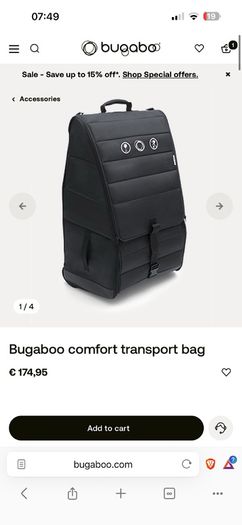 Bugaboo fox 5 - limited edition Noir with accessories