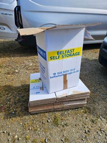 Cardboard boxes