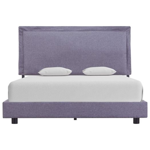 Bed Frame Light Grey Fabric 120x190 cm