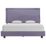 Bed Frame Light Grey Fabric 120x190 cm Image 2