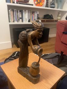 Wooden african scultpure
