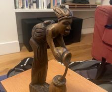 Wooden african scultpure