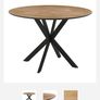Round dining table 110cm Image 5
