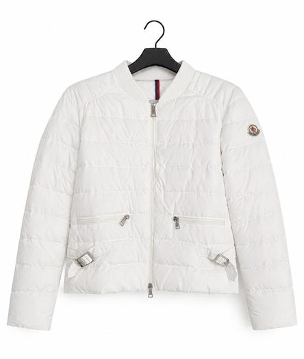 Moncler Womens Zip-front Bomber Jacket - Size 8