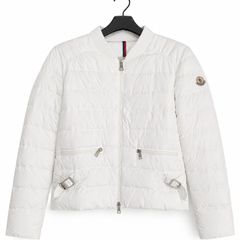 Moncler Womens Zip-front Bomber Jacket - Size 8
