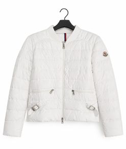 Moncler Womens Zip-front Bomber Jacket - Size 8