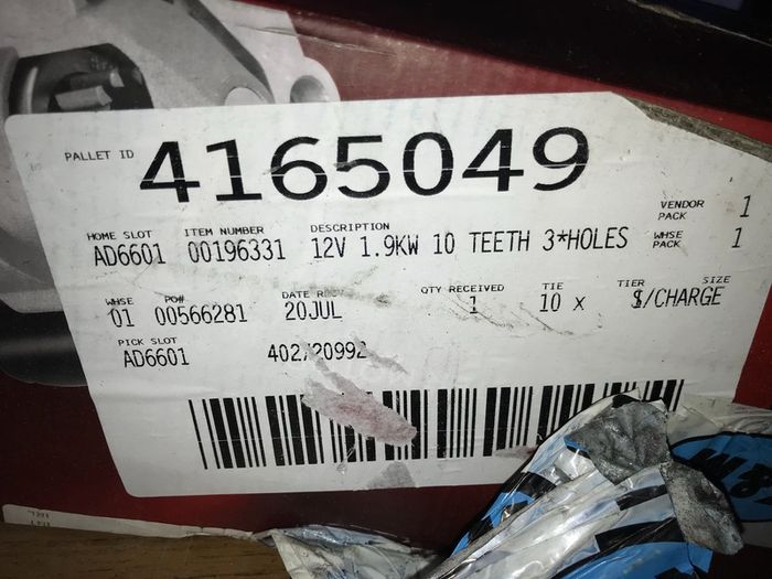 Rtx Vauxhall Vectra starter motor