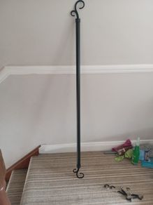 Extendable curtain pole