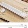 5 Pack 30cm Rechargeable Under Cupboard Kitchen Lights, Dimmable Cabinet Light Type-C Charging, LED Motion Sensor Lights Indoor, Magnetic Stick Wireless Light for Shelf Stairs Wardrobe Closet Image 4