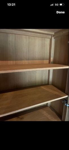 Solid oak cabinet