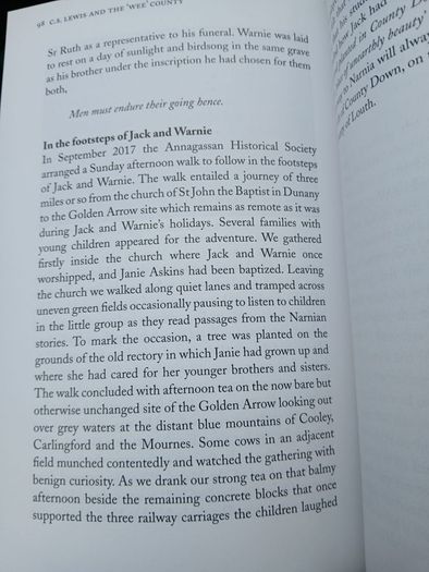 C.S. Lewis and the Wee County, Louth interest