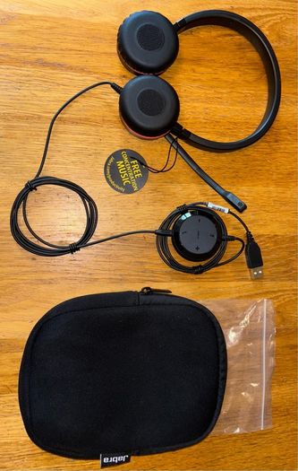 Jabra Evolve 30 UC Stereo Wired Headphone Model: ENC060
