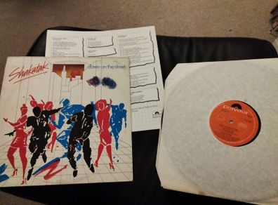 shakatak down on the street lp irish press