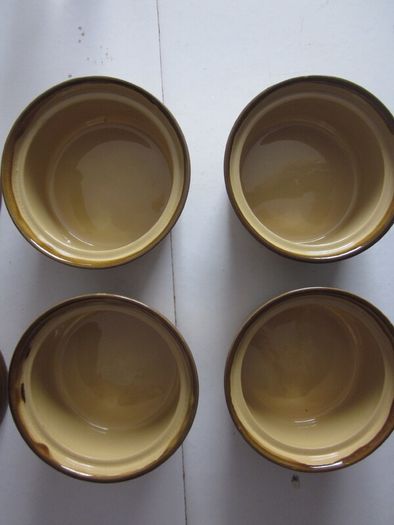 TG Green "Granville" Stoneware Glazed Bowls X6
