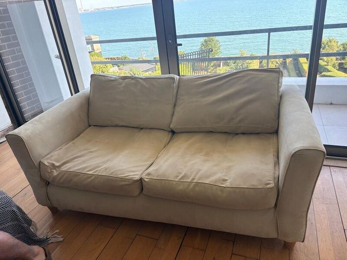 Couch Faux Suede