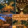 LED Festoon Lights Outdoor String Lights 120FT with 35 Plastic Bulbs IP65 Festoon Lights Mains Powered Patio Lights for Garden Balcony Party (FREE POSTAGE) Image 4
