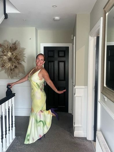 summer floral maxi dress