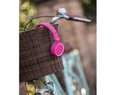 Pink Wireless Bluetooth Headphones