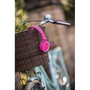 Pink Wireless Bluetooth Headphones