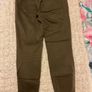 Zara Olive Green Biker Jeans Image 2