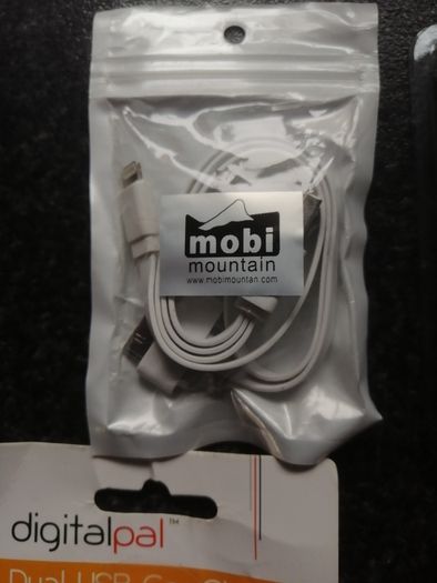 Phone and car chargers and headphones