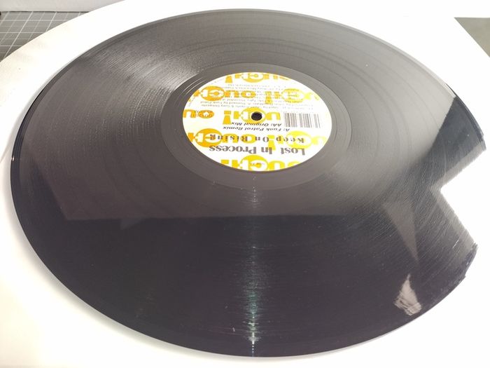 Lost In Process - Keep On Rising - Ouch! Records - LABELS Looks RALLIED Actually PLAYS Near MINT! Mid 90s Ouch! ACID House BANGER!