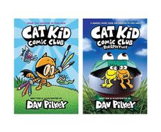 Children's Books - Cat Kid Comic Club - 2 Books BRAND NEW - 1 Hardback
