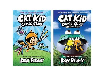 Children's Books - Cat Kid Comic Club - 2 Books BRAND NEW - 1 Hardback