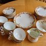 Antique China 32-Piece Tea Set Image 10