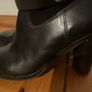 FURLA dark brown leather and suede boots Size 39 UK 6 6.5 Image 2
