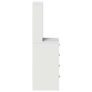 Highboard with Drawer White 40 x 41 x 135 cm Image 6