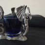 Heavy Pewter Dragon Candle Holder Image 3