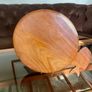 Vintage Teak Mid Century Divided Serving Platter Carved Handle Retro Stylised Fish Image 10