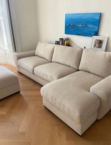 corner sofa & footrest Michael Murphy