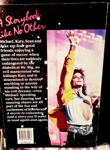 1988. Moonwalker. The Story Book. Michael Jackson.